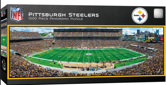 Pittsburgh Steelers Masterpieces 1000 Piece Center View Panoramic Jigsaw Puzzle