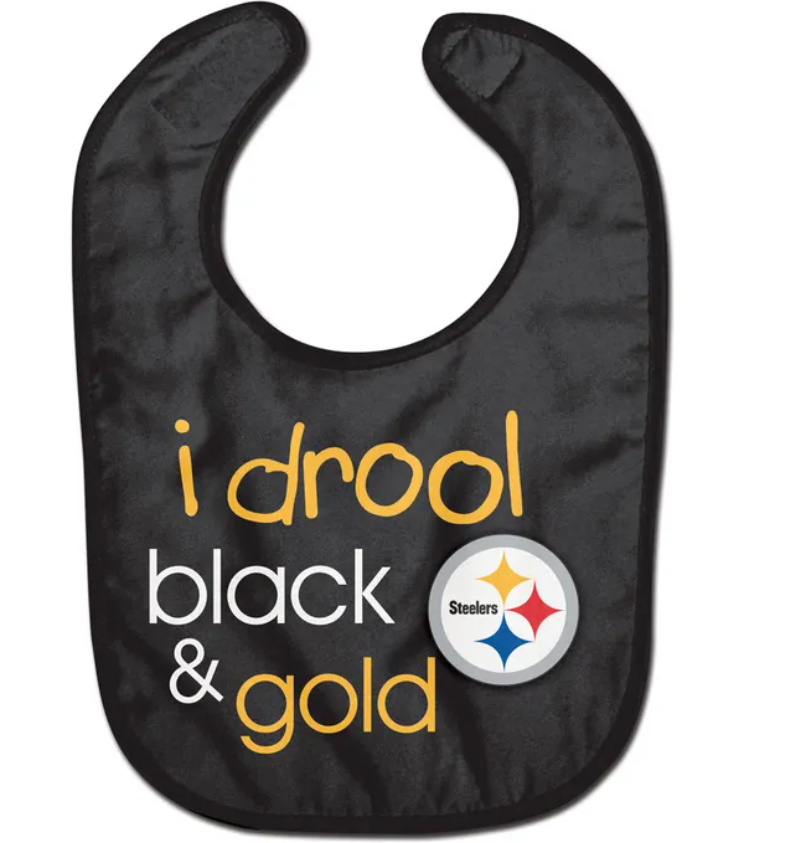 Pittsburgh Steelers Wincraft Infant I Drool Black & Gold All Pro Bib