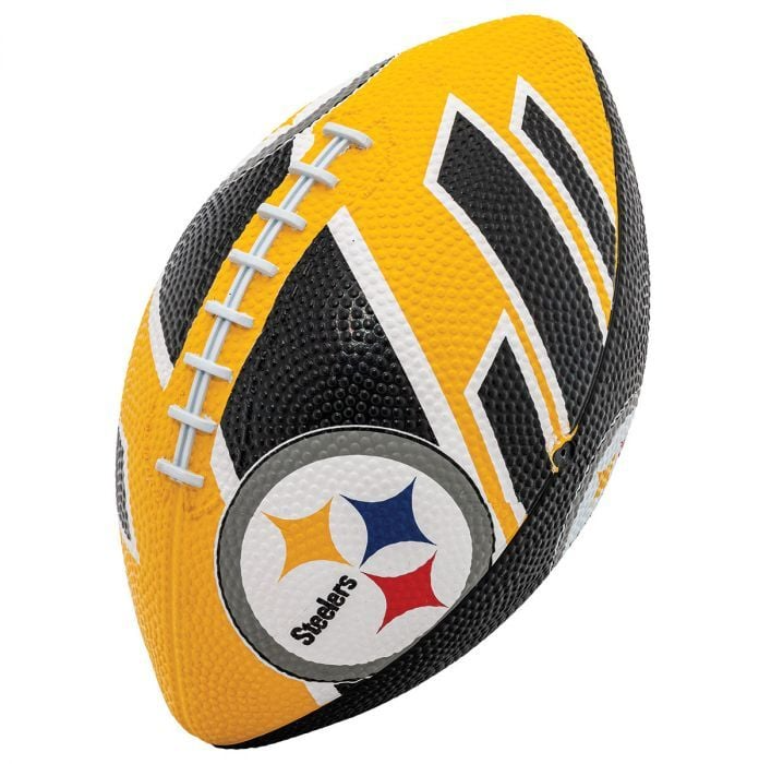 Pittsburgh Steelers Franklin Mini Stripe Rubber Football- No Box