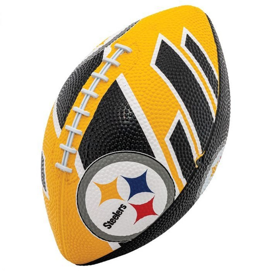 Pittsburgh Steelers Franklin Mini Stripe Rubber Football- No Box