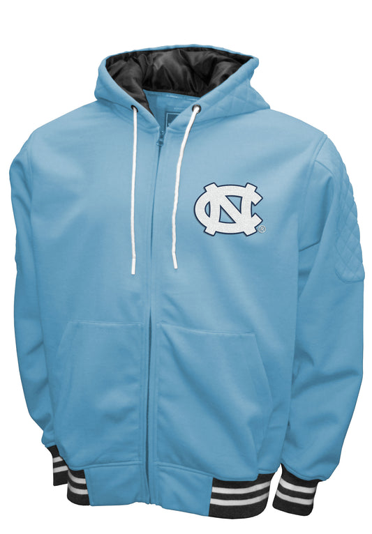 University Of North Carolina Tar Heels Franchise Club Grind Hooded Jacket - Blue
