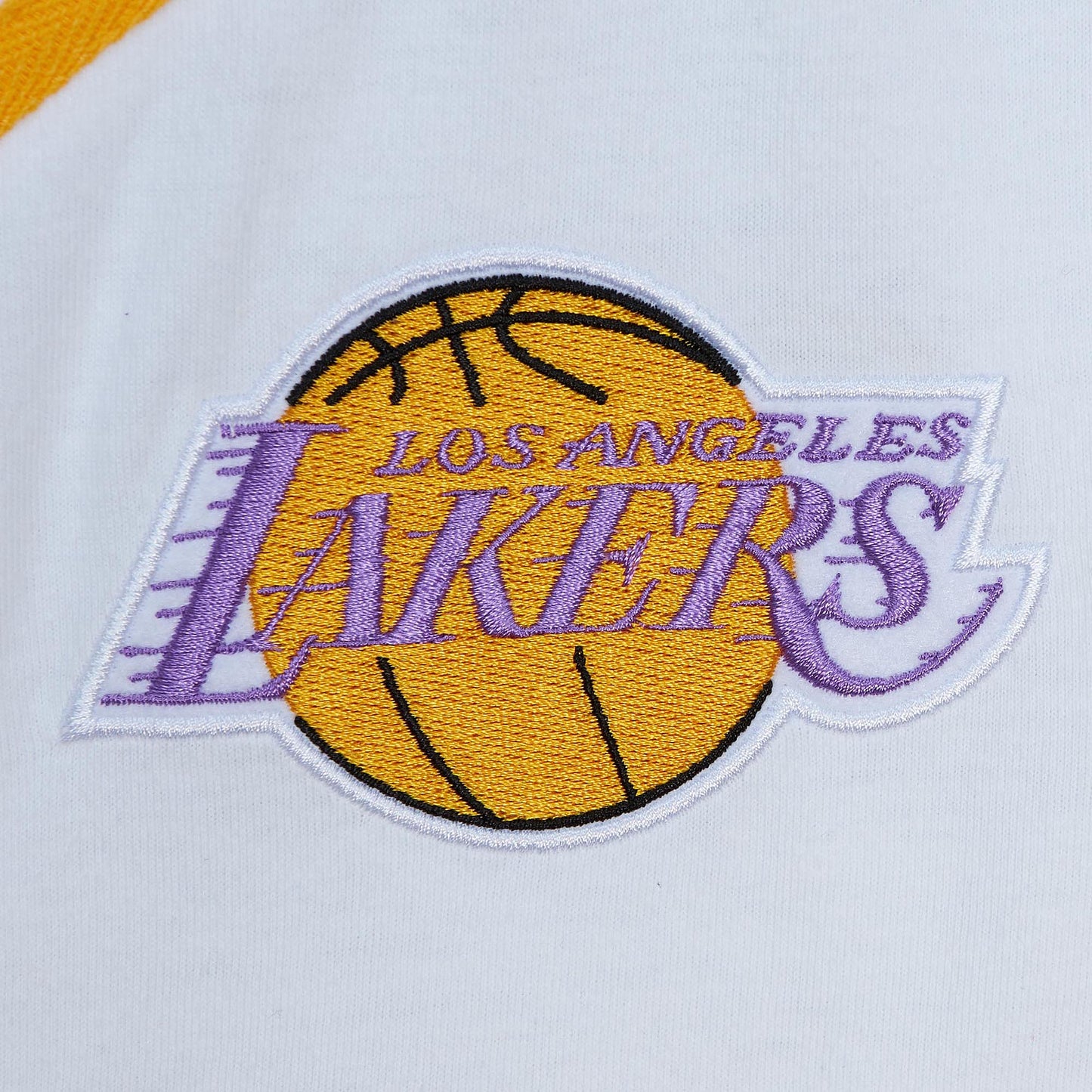 Los Angeles Lakers Mitchel & Ness Practice Day Button Men's Jersey - White