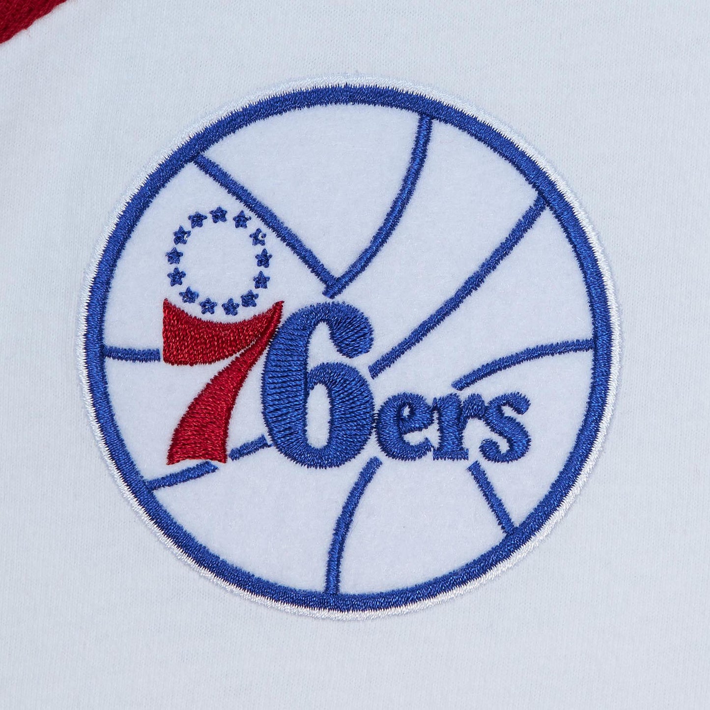 Philadelphia 76ers Mitchel & Ness Practice Day Button Men's Jersey-White