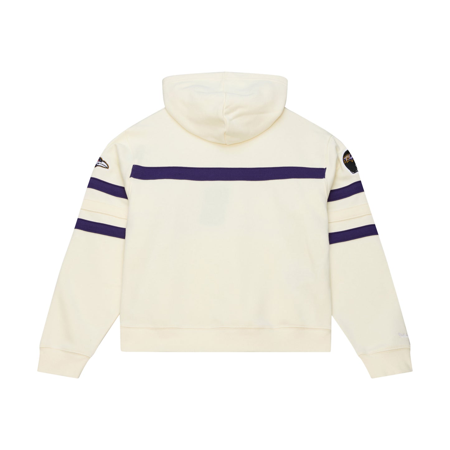 Baltimore Ravens Mitchell & Ness Head Coach Pullover Hoodie-Cream