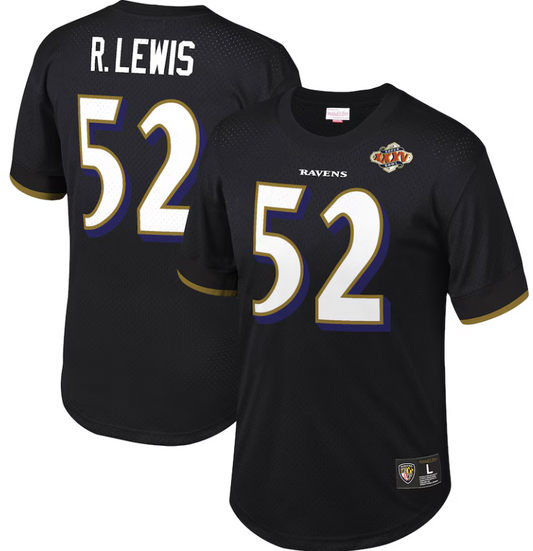 Baltimore Ravens Mitchell & Ness #52 Ray Lewis 2000 Mesh Jersey