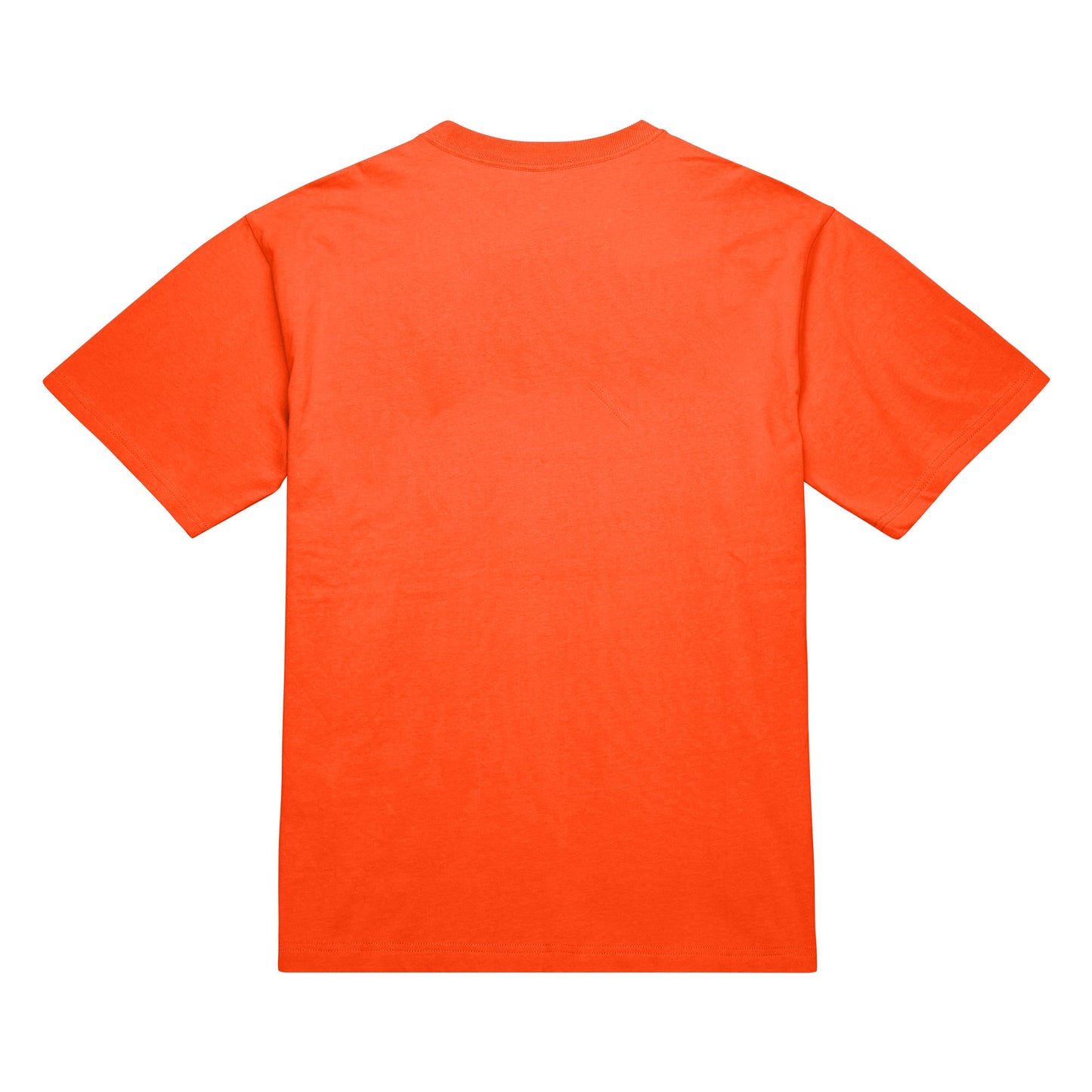 New York Knicks Mitchell & Ness Team Wordmark T-Shirt- Orange