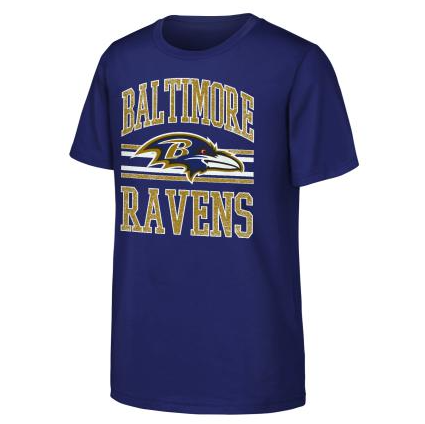 Baltimore Ravens Outerstuff Thrift Style Youth T-shirt