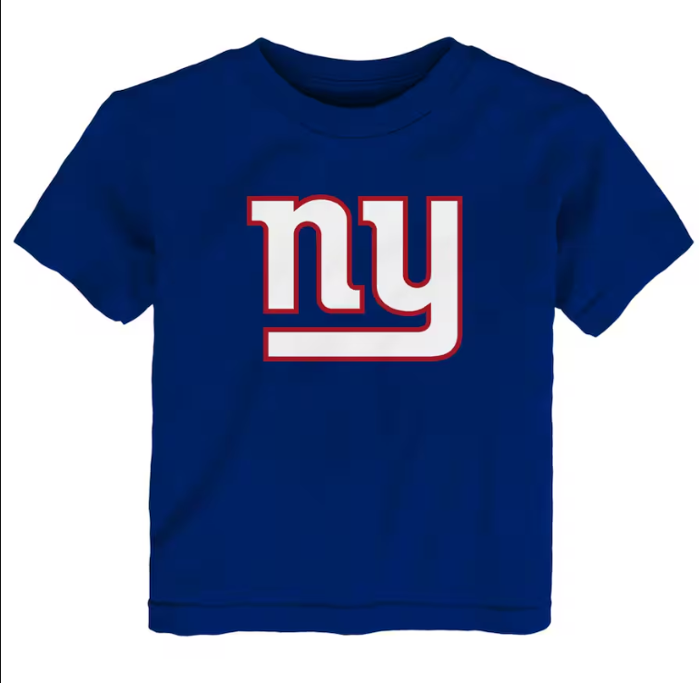 New York Giants Toddler Primary Logo T-Shirt - Royal