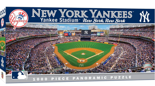 New York Yankees Masterpieces 1000 Piece Center View Panoramic Jigsaw Puzzle