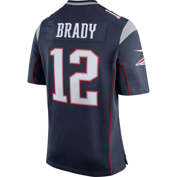 New England Patriots #12 Tom Brady Youth Jersey - Blue
