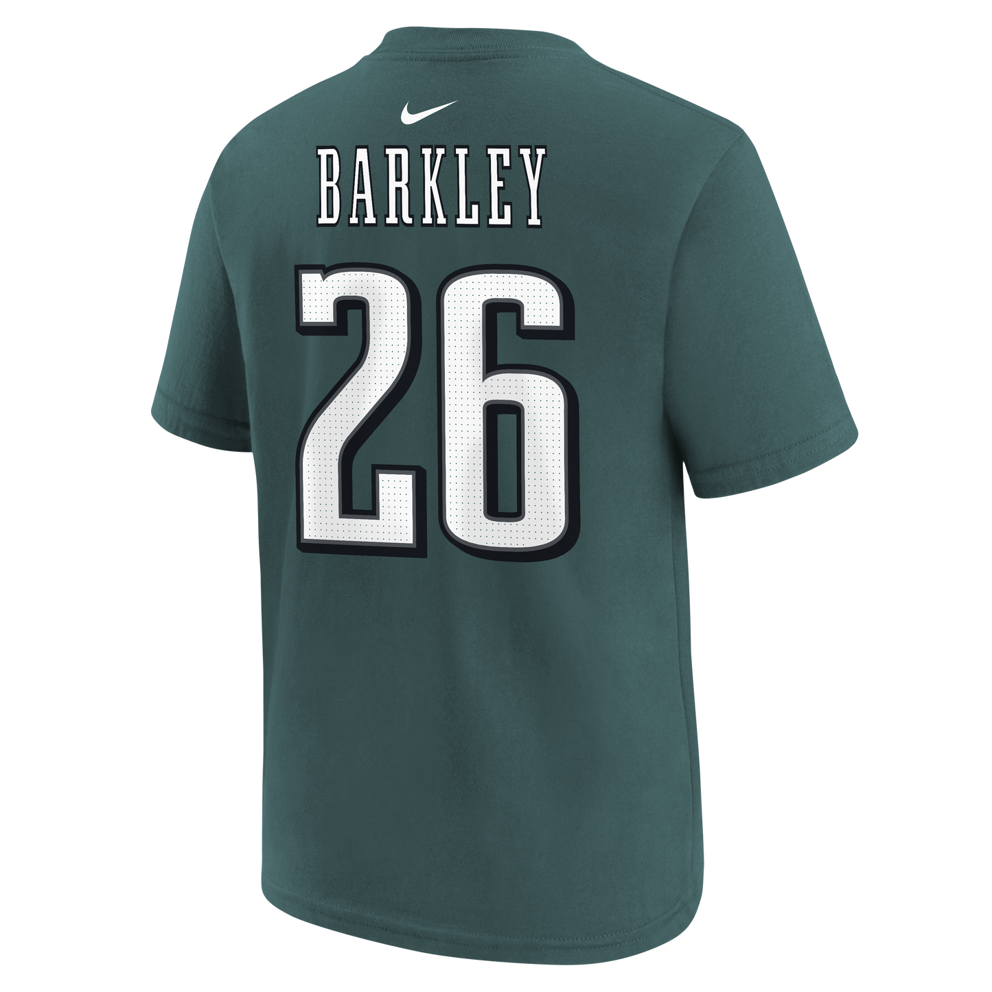 Philadelphia Eagles Nike #26  Saquon Barkley Youth Super Bowl LIX Play T-Shirt Green
