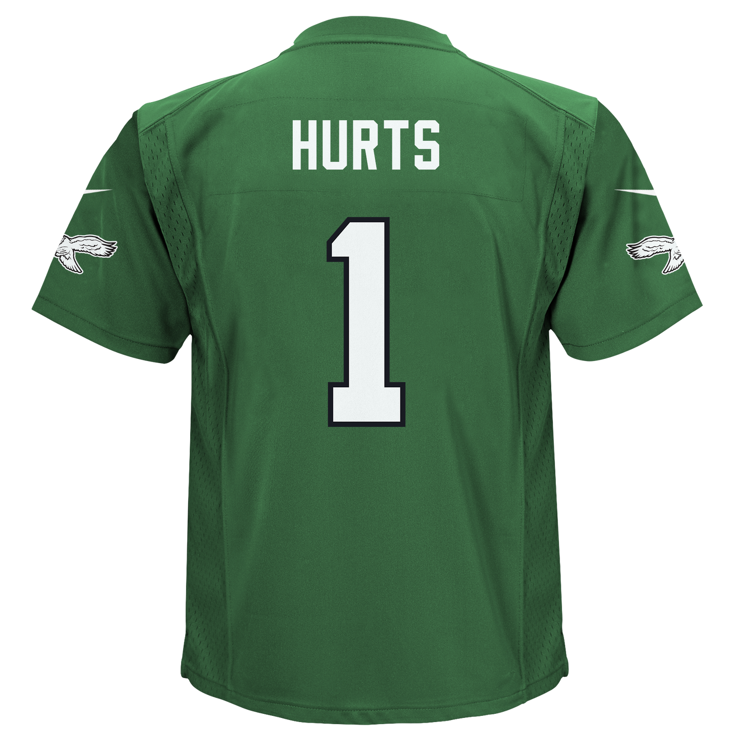 Philadelphia Eagles #1 Jalen Hurts Pre-School KIDS Nike Game Throwback Jersey-Kelly Green
