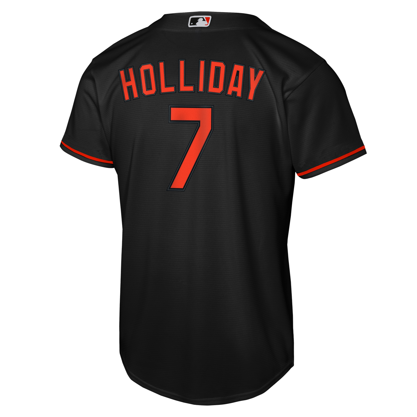 Baltimore Orioles Nike # 7 Jackson Holliday Youth Alternate Black Jersey