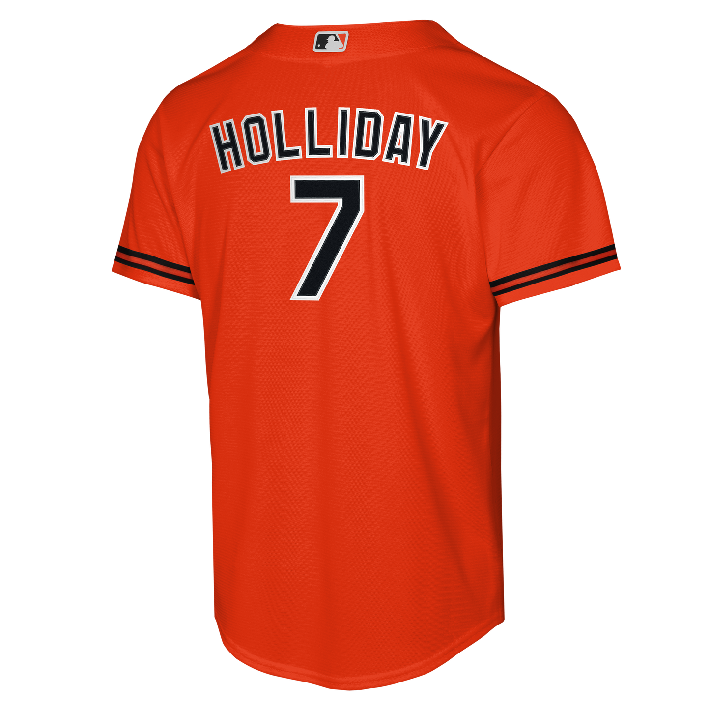 Baltimore Orioles Nike # 7 Jackson Holliday Youth Alternate Orange Jersey