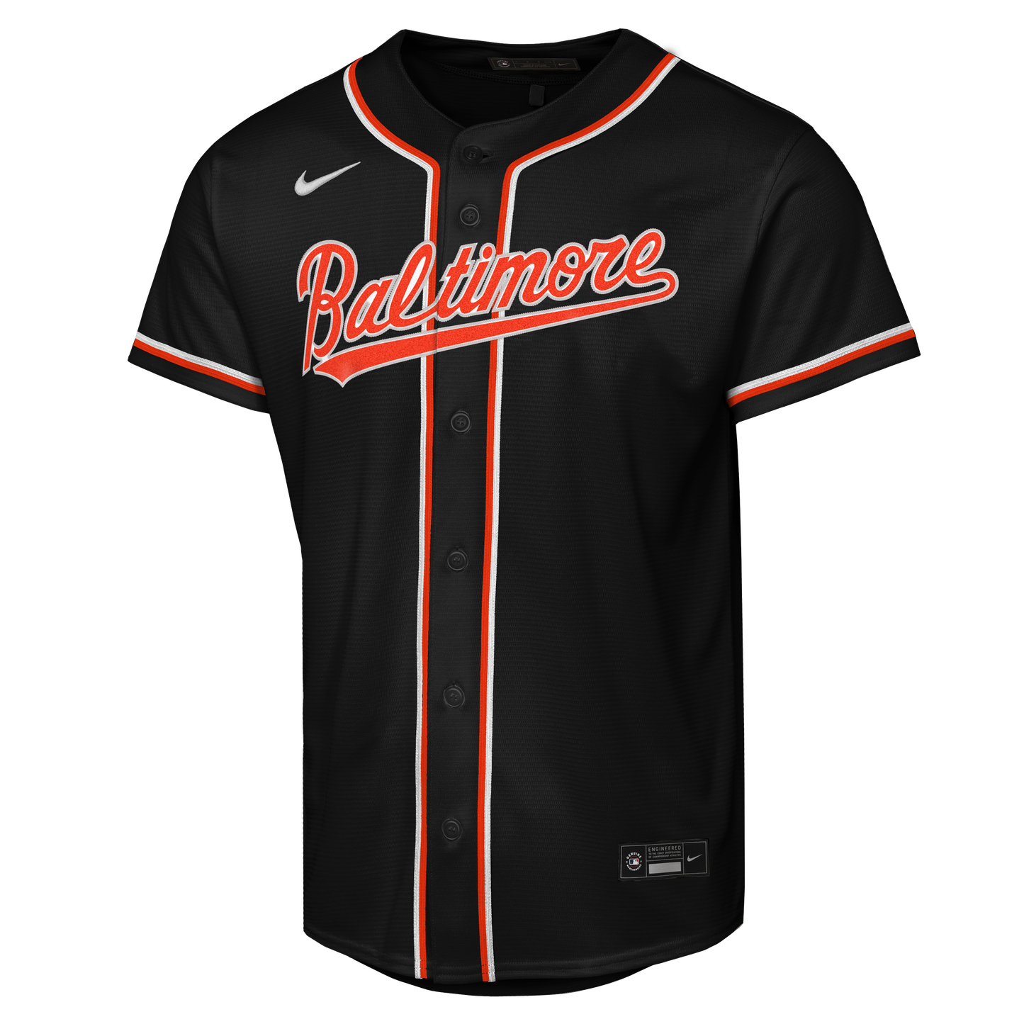 Baltimore Orioles Nike # 7 Jackson Holliday Carbon Black Jersey