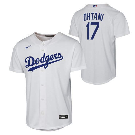 Los Angeles Dodgers Nike # 17 YOUTH Shohie Ohtani Home White Jersey