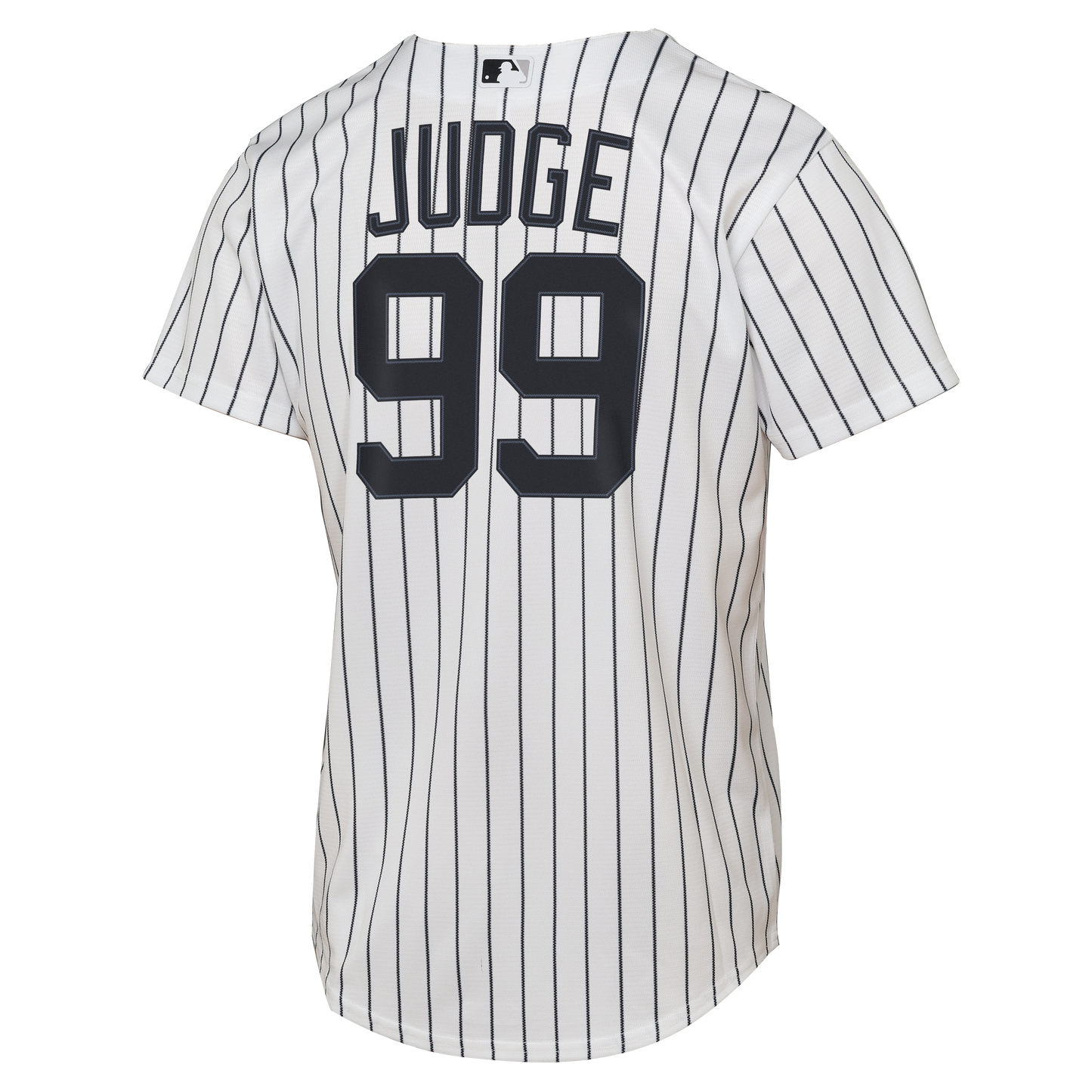 New York Yankees Nike #99 YOUTH Aaron Judge Pinstripe Home White Jersey