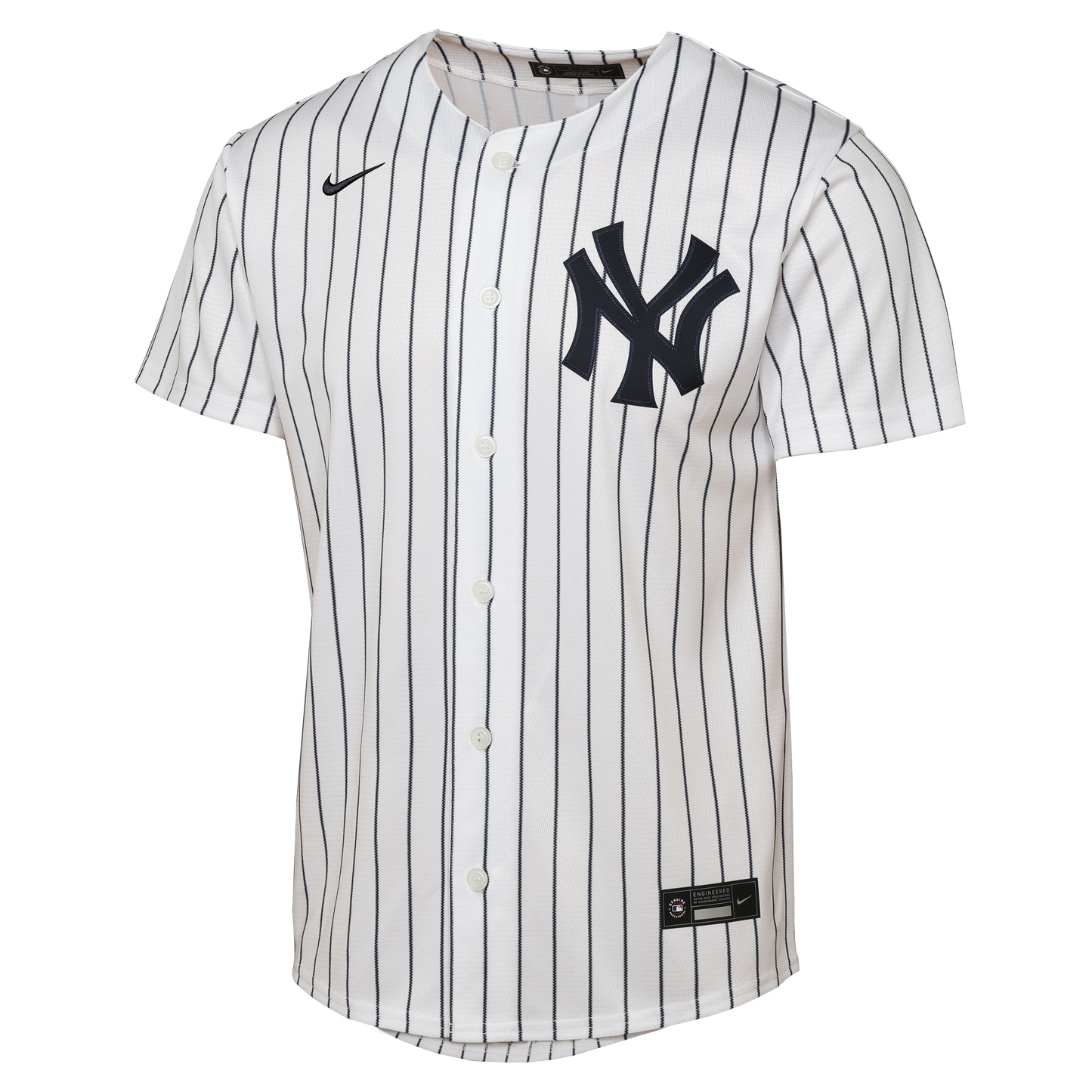 New York Yankees Nike #99 YOUTH Aaron Judge Pinstripe Home White Jersey