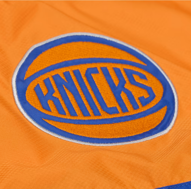 New York Knicks Mitchell & Ness Triple Check Full Zip Windbreaker