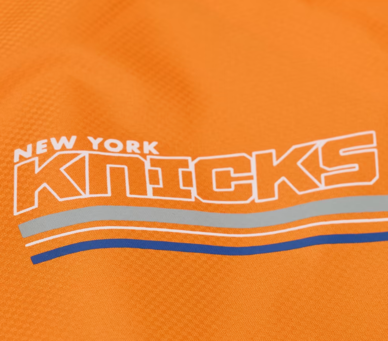 New York Knicks Mitchell & Ness Triple Check Full Zip Windbreaker