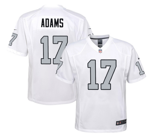 Las Vegas Raiders Nike #17 Davante Adams Color Rush Youth Jersey - White