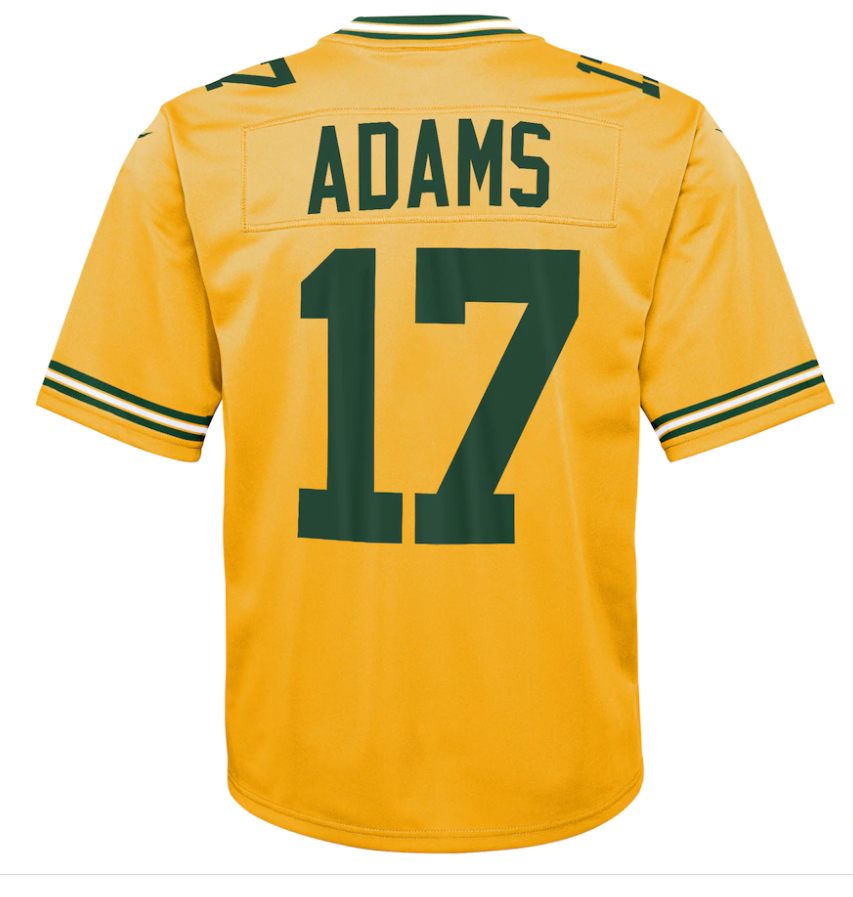 Green Bay Packers Nike # Davante Adams Youth  Inverted Jersey
