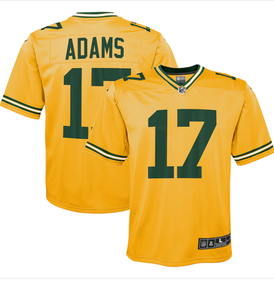 Green Bay Packers Nike # Davante Adams Youth  Inverted Jersey