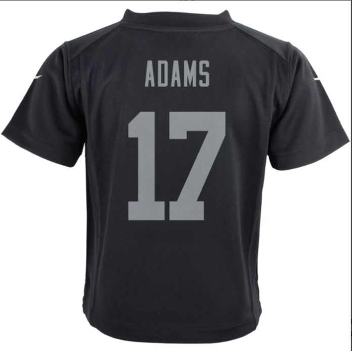 Las Vegas Raiders #17 Davante Adams Toddler Nike Game Jersey- Black