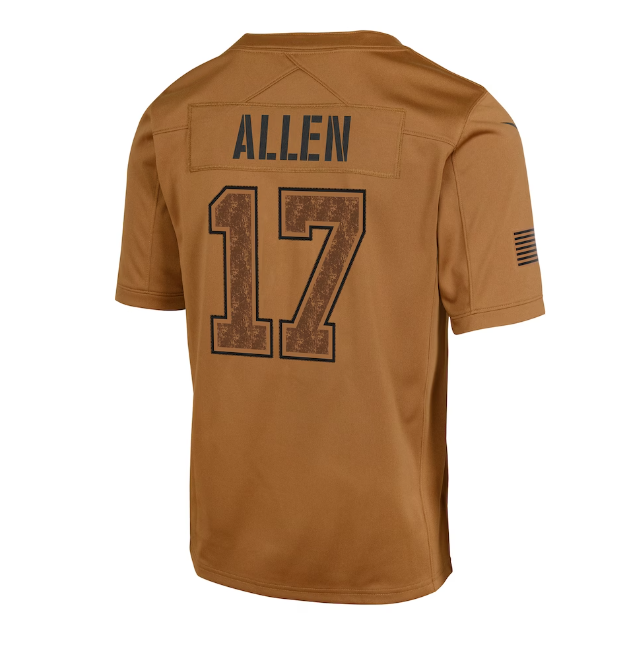 Buffalo Bills Nike Youth #17 Josh Allen Salute to Service Jersey
