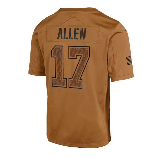 Buffalo Bills Nike Youth #17 Josh Allen Salute to Service Jersey