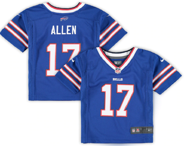 Buffalo Bills Nike #17 Josh Allen Toddler Nike Game Jersey - Blue