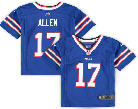Buffalo Bills Nike #17 Josh Allen Toddler Nike Game Jersey - Blue