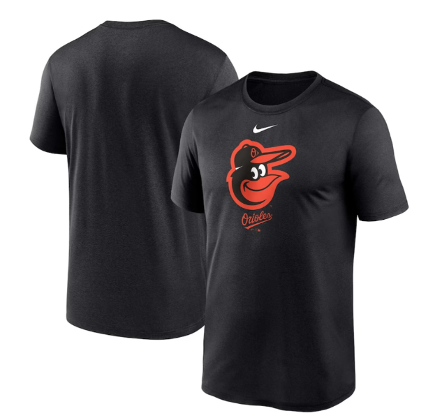 Baltimore Orioles Nike Team Arched Lockup Legend Performance T-Shirt Black