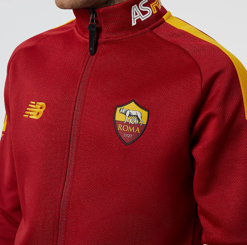 New Balance AS Roma  2022-23 Home Jacket - Burgundy