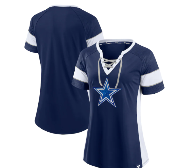 Dallas Cowboys Women's Athena Fashion Jersey - Navy