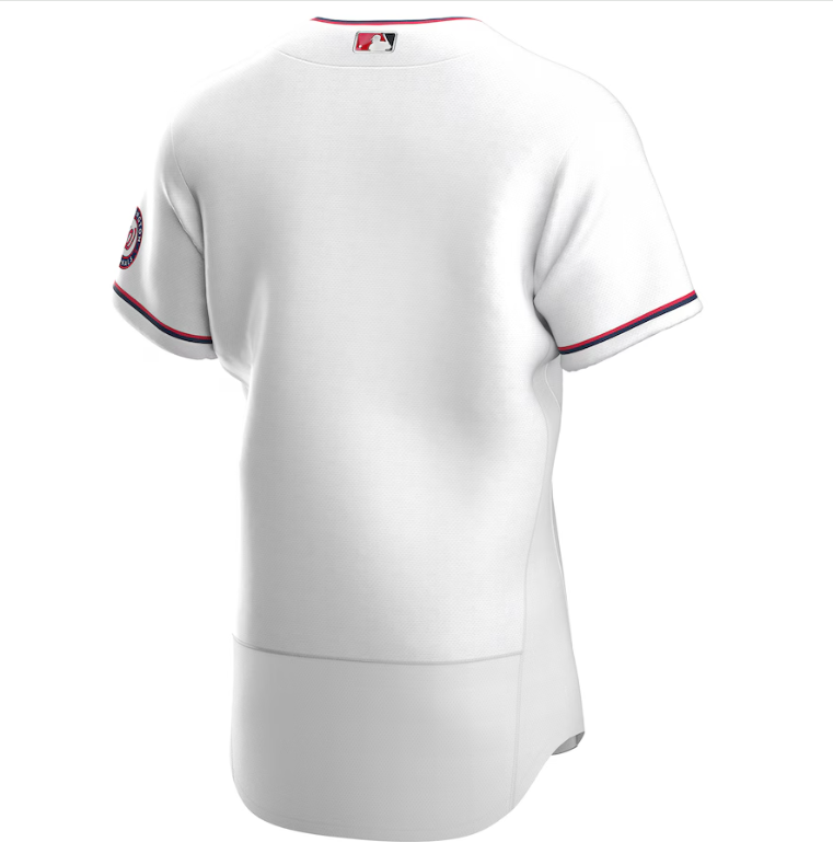 Washington Nationals Nike Authentic Home Jersey-White