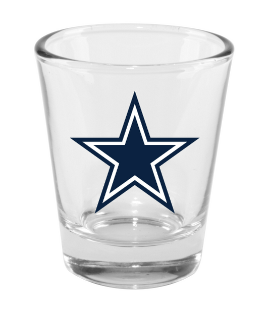 Dallas Cowboys 2 Oz Team Logo Shot Glass