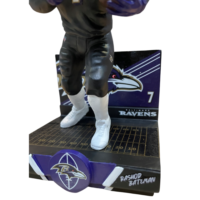 Baltimore Ravens Foco Highlight Rashod Bateman Bobblehead
