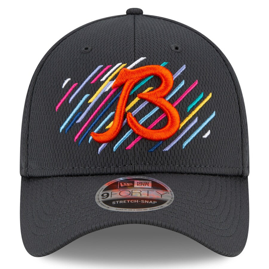 Chicago Bears New Era Crucial Catch 9FORTY Adjustable Hat - Gray
