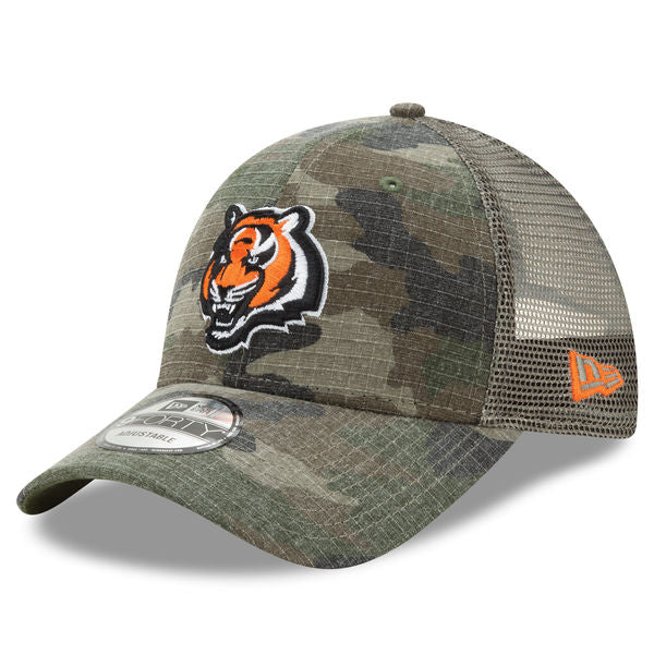 Cincinnati Bengals Duel Trucker 9FORTY Adjustable Hat - Camo