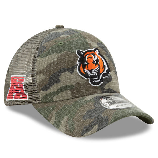 Cincinnati Bengals Duel Trucker 9FORTY Adjustable Hat - Camo