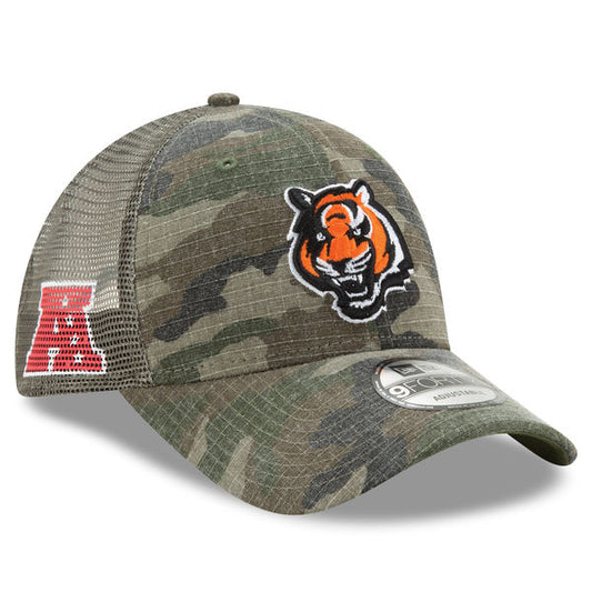 Cincinnati Bengals Duel Trucker 9FORTY Adjustable Hat - Camo