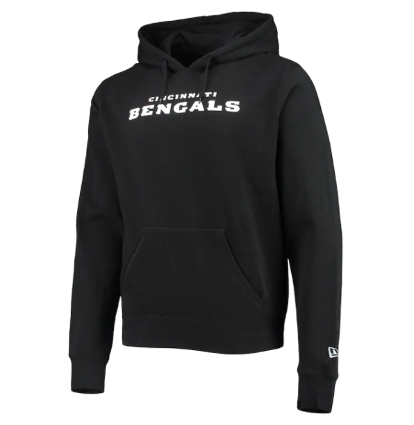 Cincinnati Bengals New Era State Pull Over Hoodie - Black