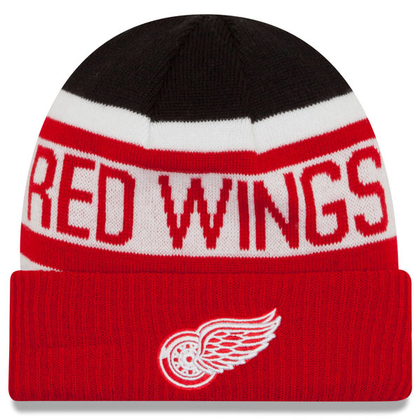 Detroit Red Wings New Era Biggest Fan Knit Hat