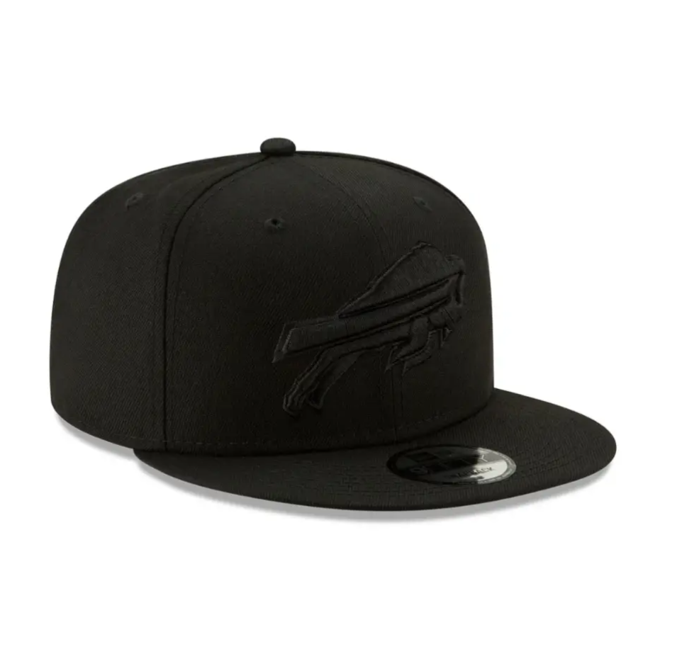 Buffalo Bills New Era Black & Black 9Fifty Snapback Hat