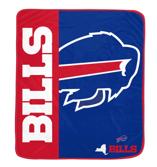 Buffalo Bills Pegasus Endzone Ultra Soft 50" x 60" Blanket