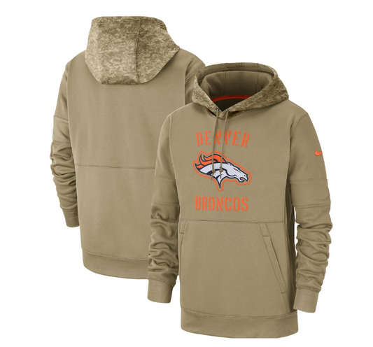 Denver Broncos Nike Salute To Service Tan/Camo Hoodie