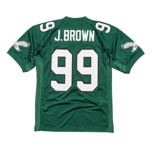 Philadelphia Eagles # 99 Jerome Brown Mitchell & Ness Jersey - Green