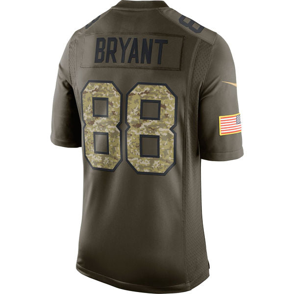 Dallas Cowboys Nike  #88 Dez Bryant Green Limited Salute to Service Men's Jersey