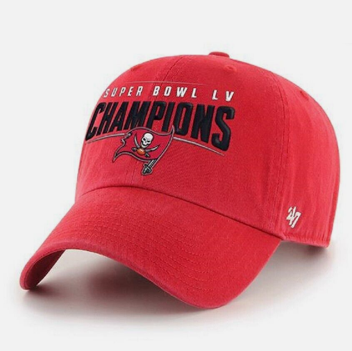 Tampa Bay Buccaneers Super Bowl LV Champions '47 Brand Clean Up Adjustable Hat